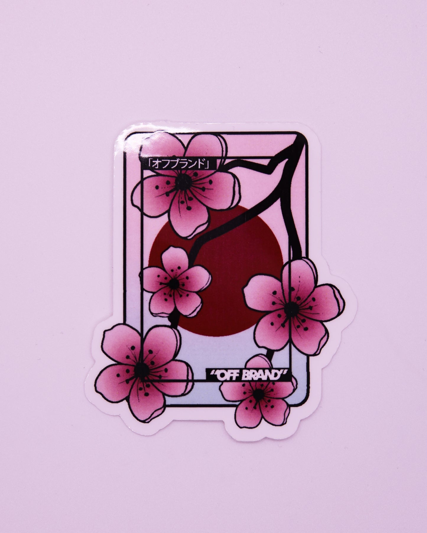 "OFF BRAND" SAKURA STICKER