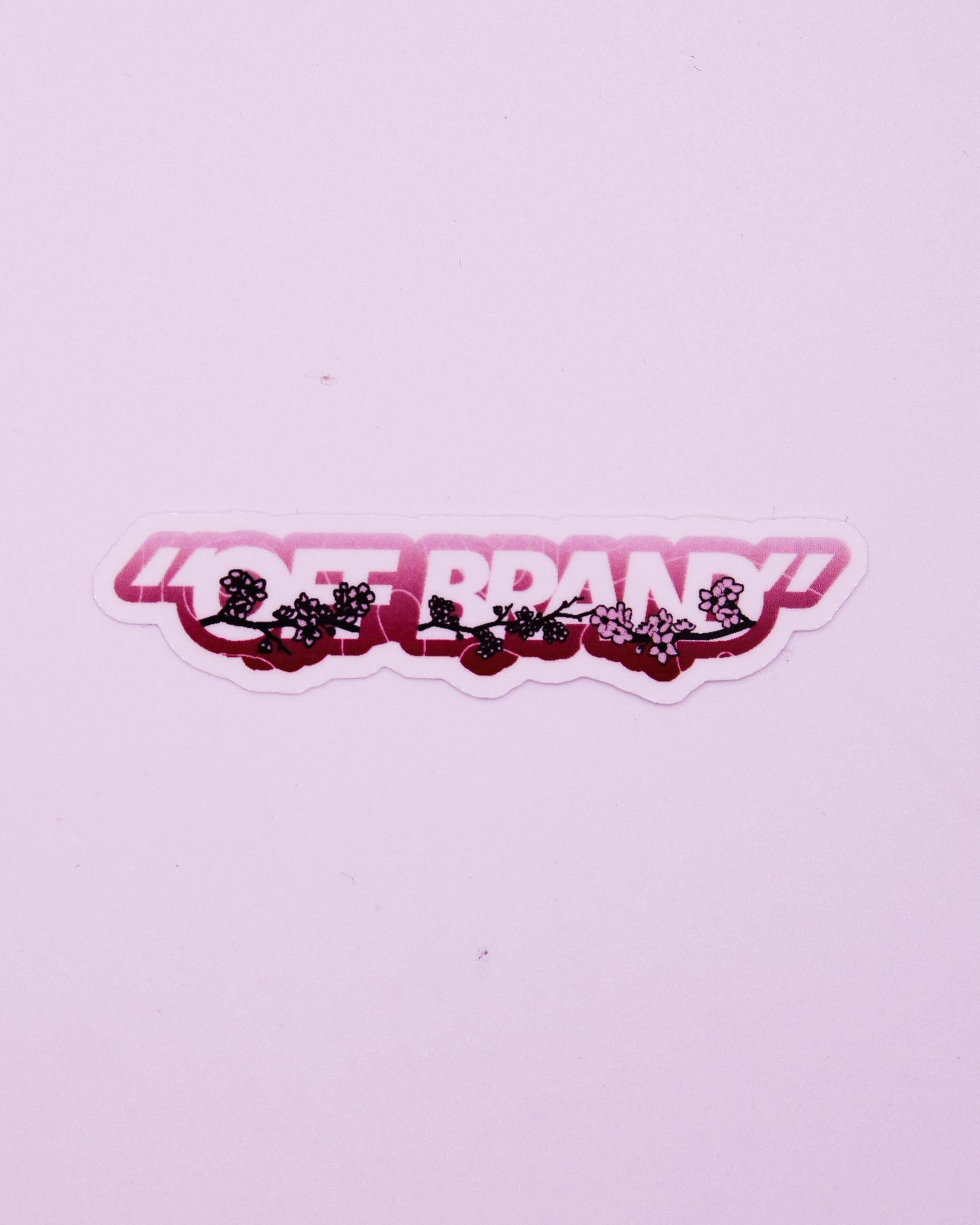 "OFF BRAND" SAKURA STICKER
