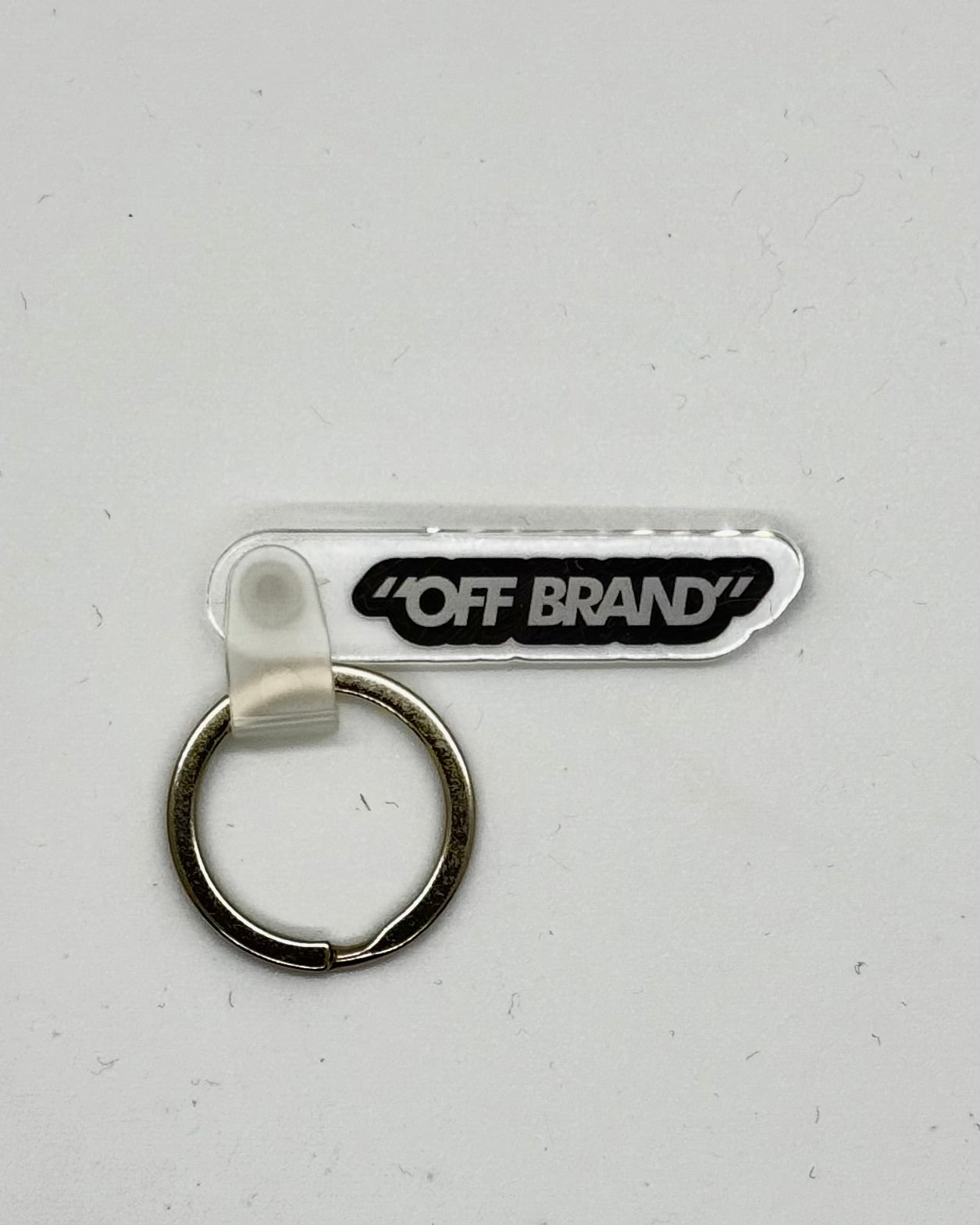 “OFF BRAND” TOPOGRAPHIC 1.5IN KEYCHAIN