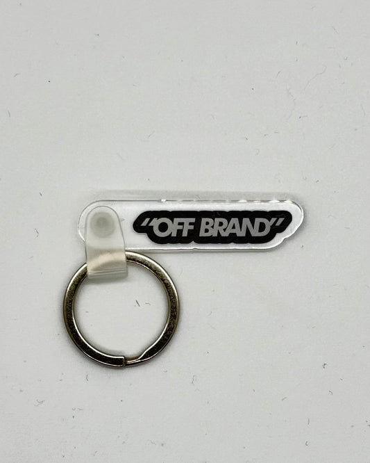 “OFF BRAND” TOPOGRAPHIC 1.5IN KEYCHAIN