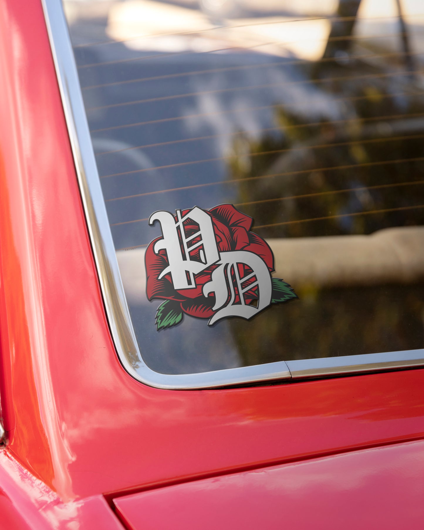 PRIMERAMENTE DIOS ROSE 4IN DECAL