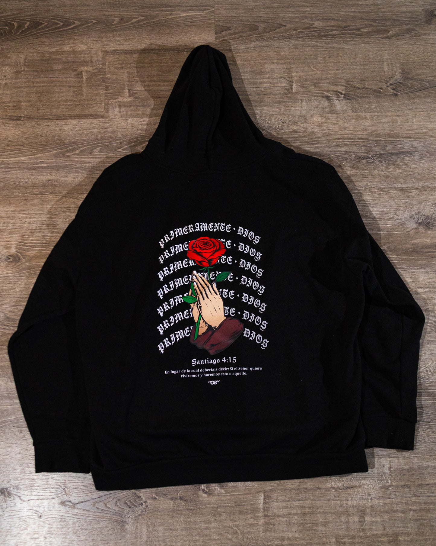 PRIMERAMENTE DIOS PULLOVER HOODED SWEATSHIRT