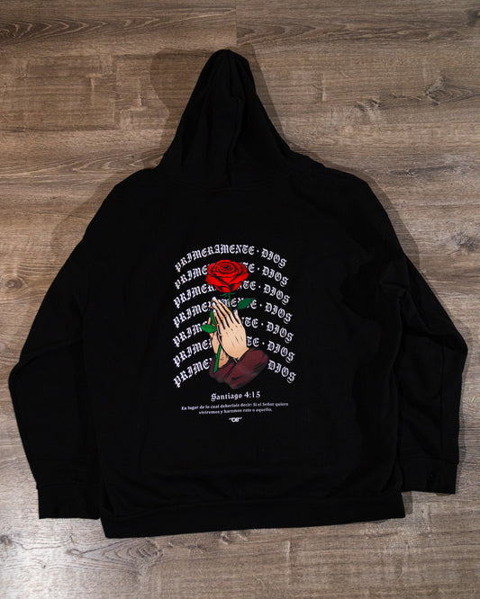 PRIMERAMENTE DIOS PULLOVER HOODED SWEATSHIRT