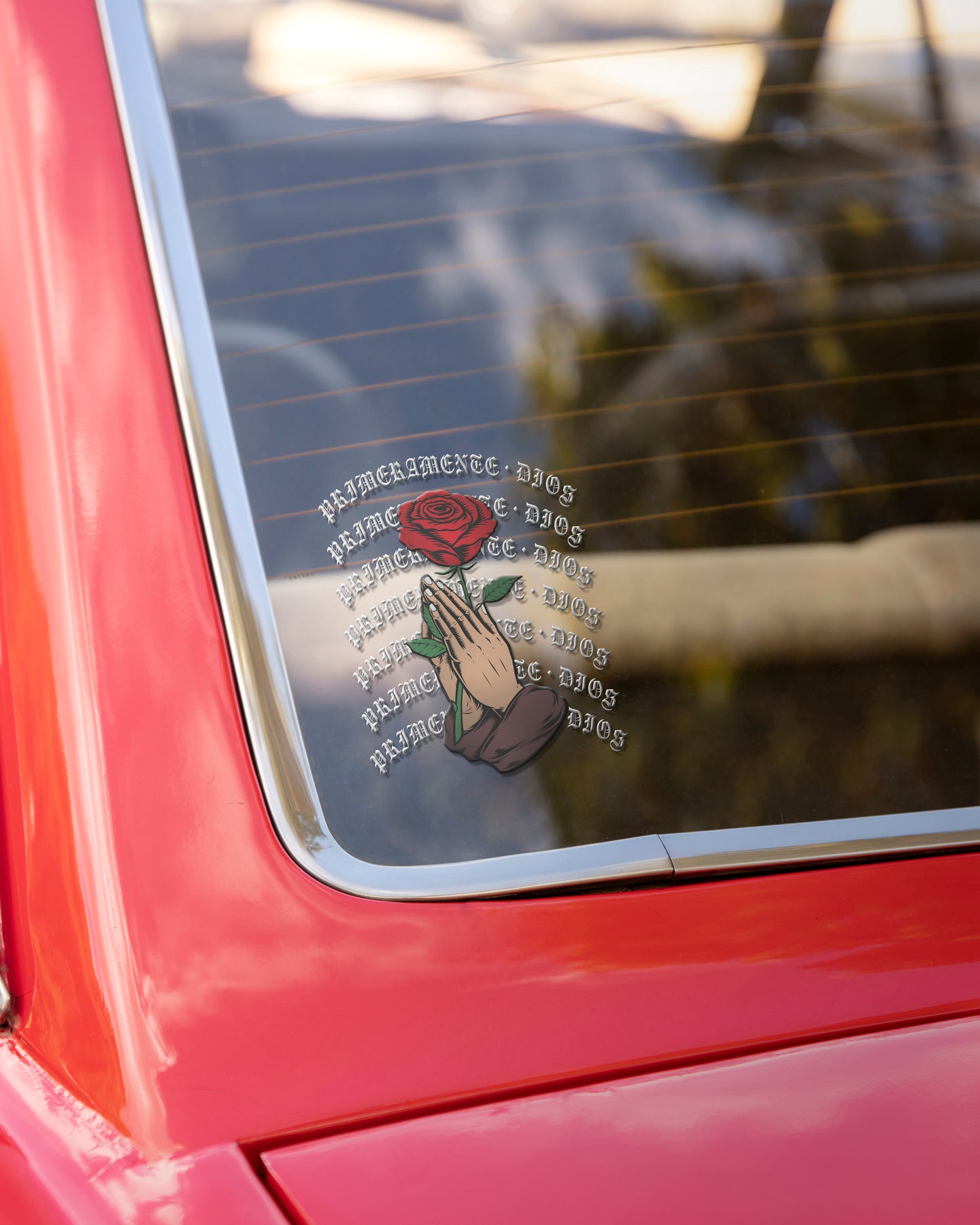 PRIMERAMENTE DIOS 4IN DECAL