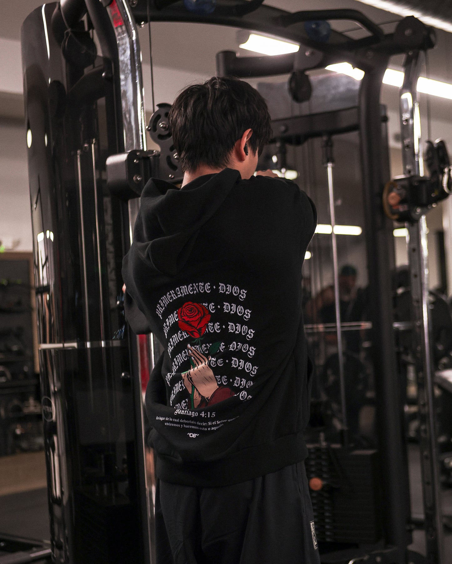 PRIMERAMENTE DIOS PULLOVER HOODED SWEATSHIRT