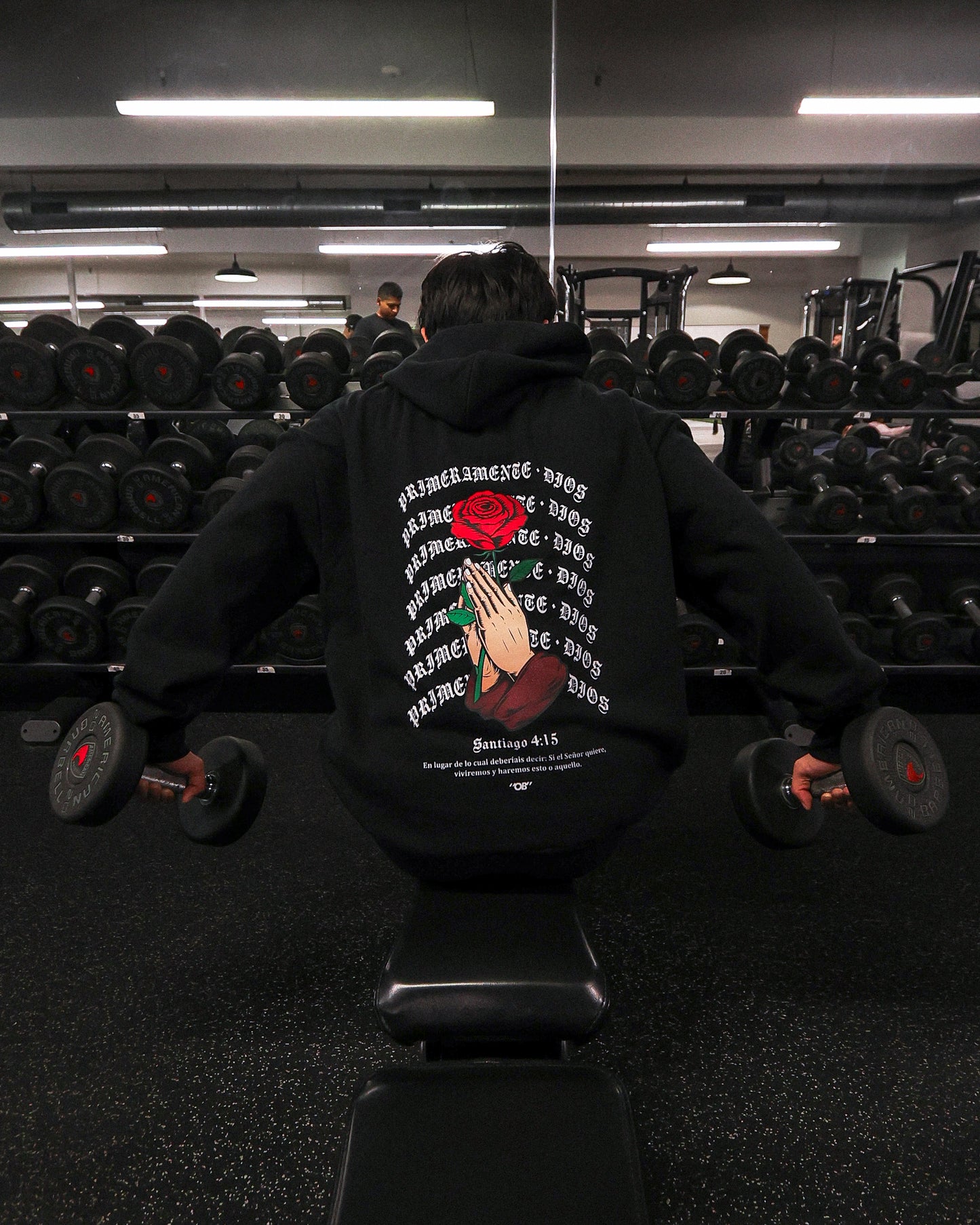 PRIMERAMENTE DIOS PULLOVER HOODED SWEATSHIRT